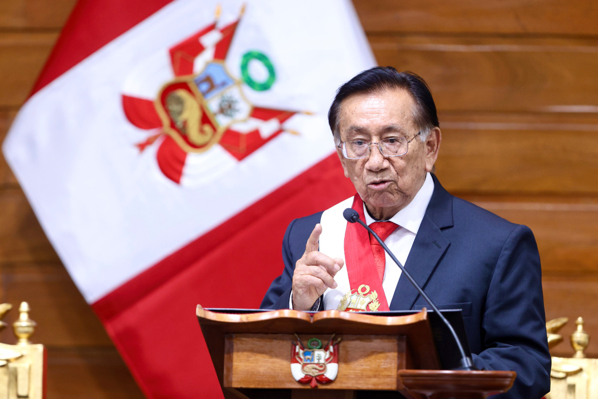 <p>José Balcázar, congresista de Perú Libre, asumió la presidencia del país</p>