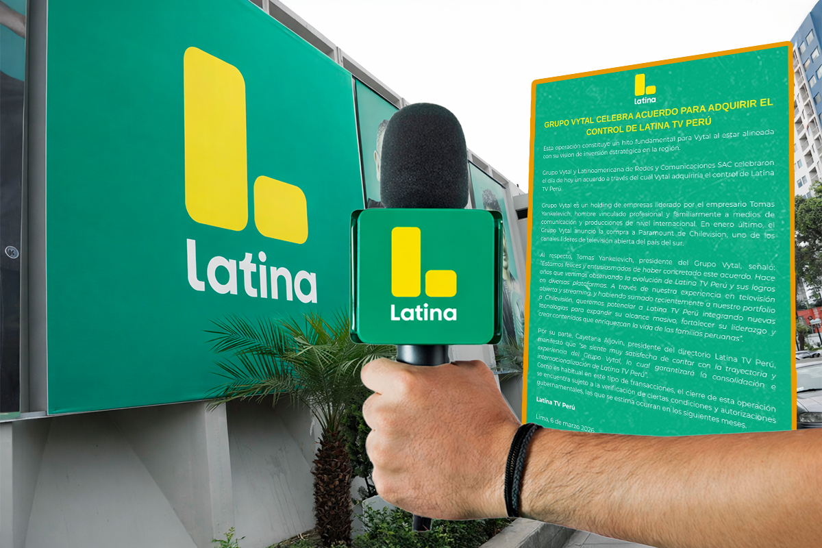 Grupo Vytal logra acuerdo para comprar y tomar el control de Latina Televisión