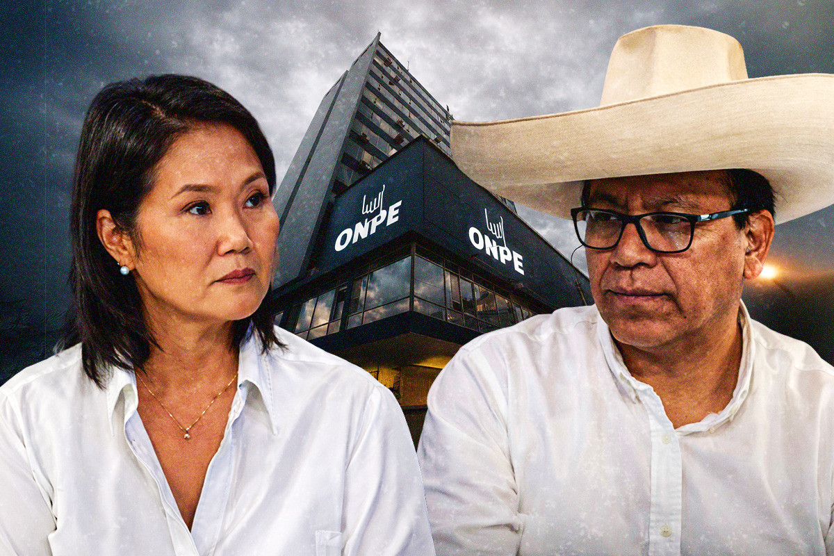 ONPE al 63.8%: Keiko Fujimori obtiene 52.6% y Roberto Sánchez 47.3%