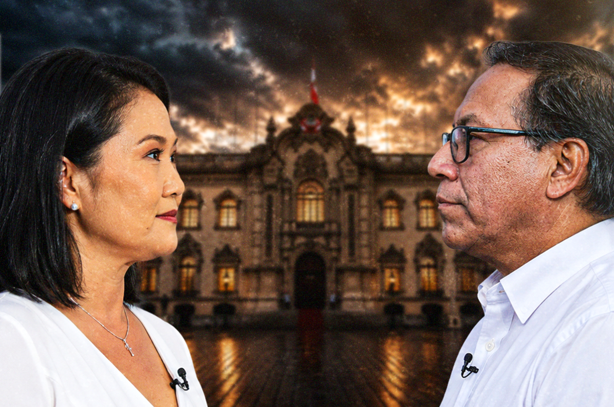 ONPE al 93%: Keiko Fujimori adelante con el 50.08%, frente al 49.92% de Roberto Sánchez