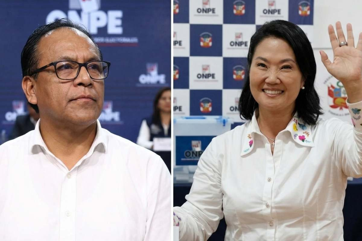 ONPE al 98.2%: Keiko Fujimori superó a Roberto Sánchez en conteo por 651 votos
