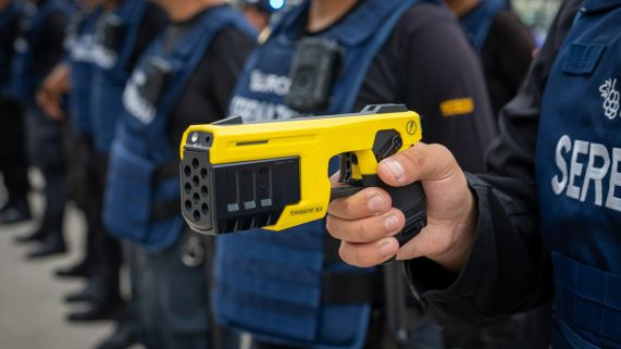 <p>Armamento menos letal: un mercado que crece al ritmo de la inseguridad </p>