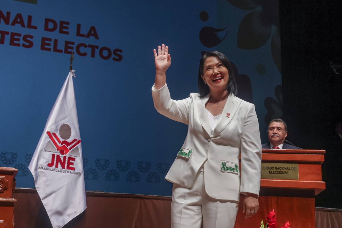<p>Keiko Fujimori recibió credenciales como presidenta electa para el periodo 2026-2031</p>