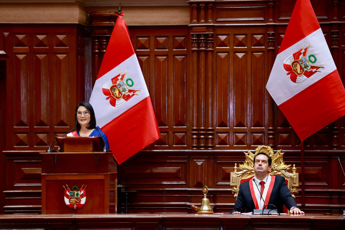 <p>Mensaje a la Nación: Keiko Fujimori pide a empresarios confiar en el Perú y ofrece “seguridad jurídica y estabilidad”</p>