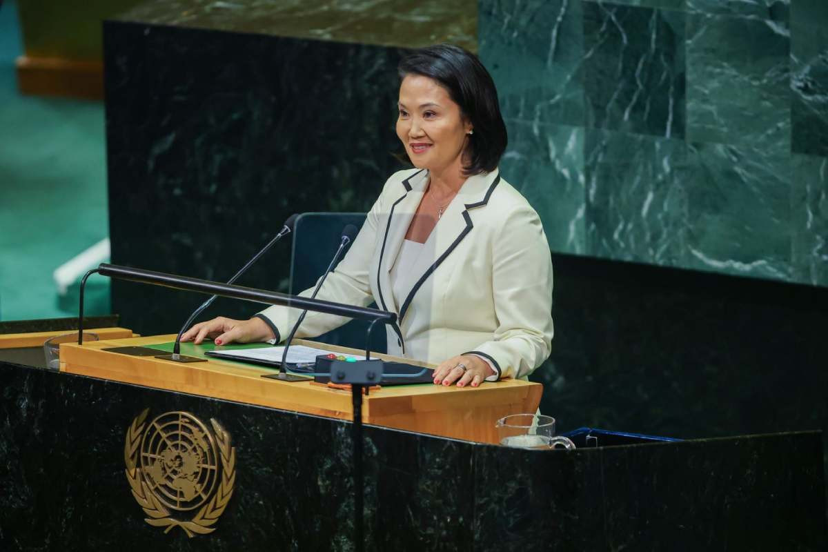 <p>Keiko Fujimori en la ONU: “El gran desafío [que enfrentamos] es la lucha frontal contra la delincuencia y el crimen organizado”</p>
