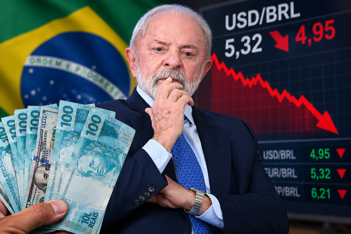 <p>Brasil: el real brasileño cayó 8% y la bolsa perdió 13.9%, tras la victoria de Lula</p>