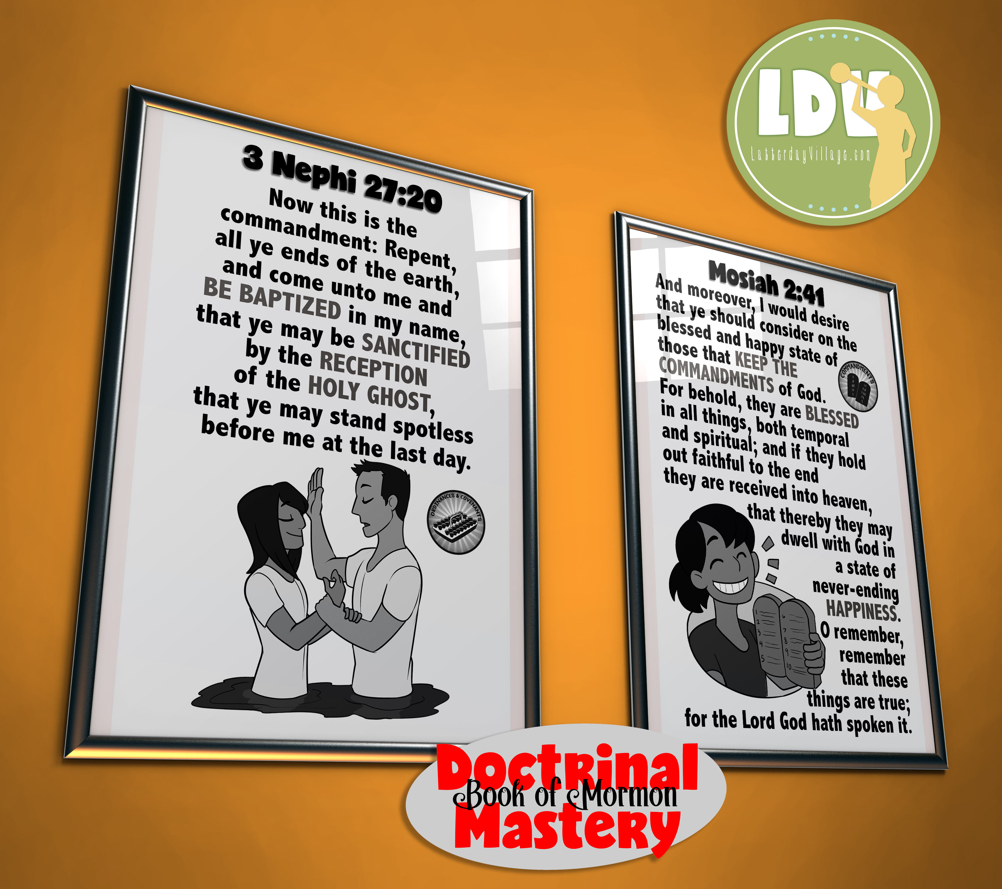 Book of Mormon Doctrinal Mastery Charts
