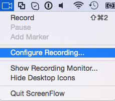 configure recording