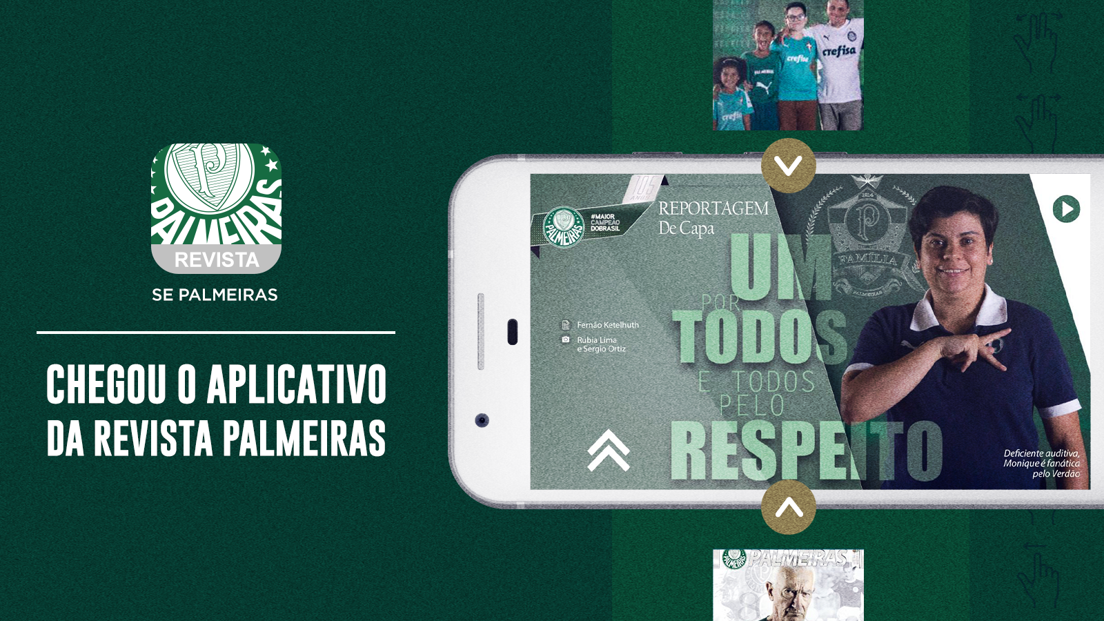Revista Palmeiras ganha aplicativo interativo e multimídia