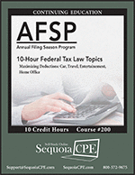 10-Hour Federal Tax Topics