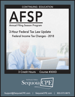3-Hour Federal Tax Law Update