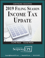 2019 Filing Season Income Tax Update