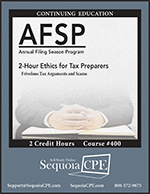 2-Hour Ethics for Tax Preparers