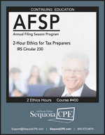 2-Hour Ethics for Tax Preparers