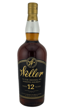W. L. Weller 12-Year Kentucky Straight Bourbon Whiskey 700mL Gold Top bottle