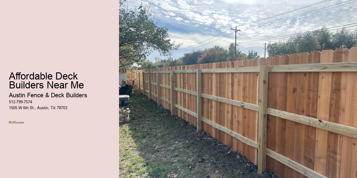 Affordable Deck Builders Near Me