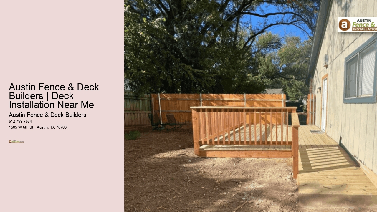 Austin Fence & Deck Builders | Deck Installation Near Me