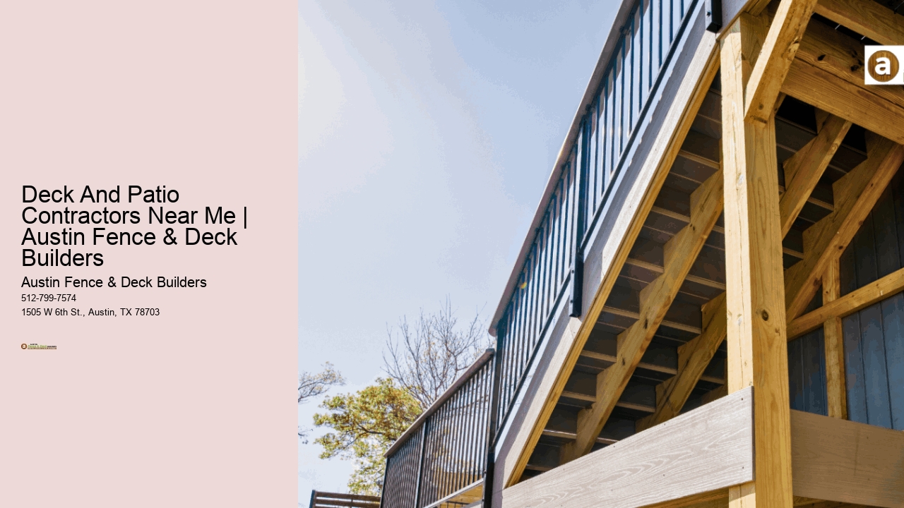 Deck And Patio Contractors Near Me | Austin Fence & Deck Builders