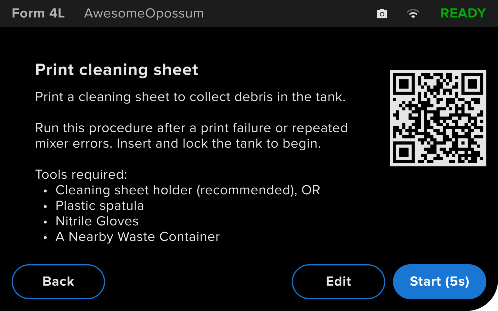清潔薄片支架示意圖