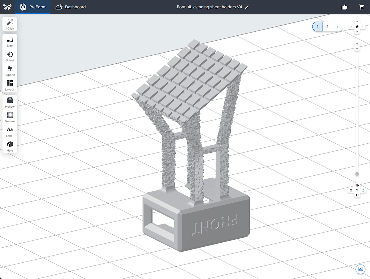 Form 4L 清潔薄片支架