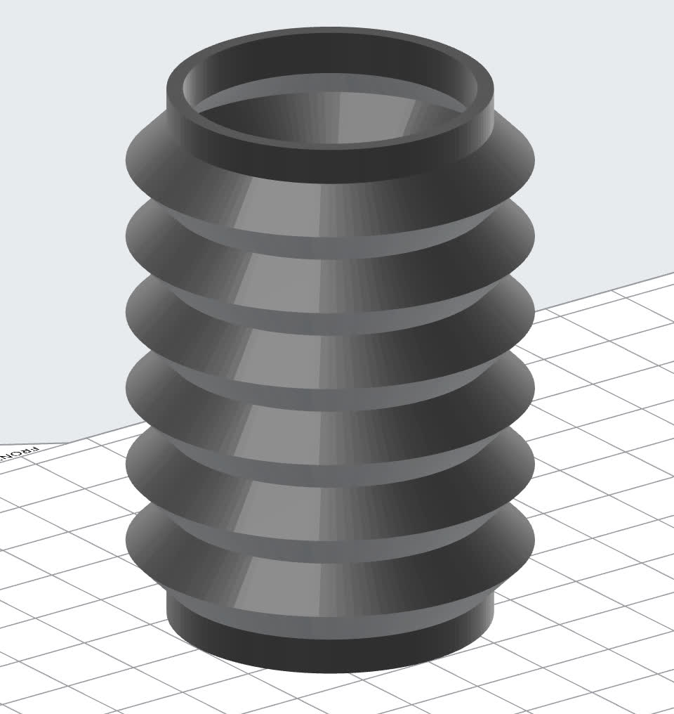 Silicone 40A Resin bellows model