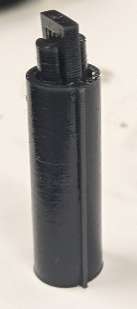 Silicone 40A Resin cylinder printed part