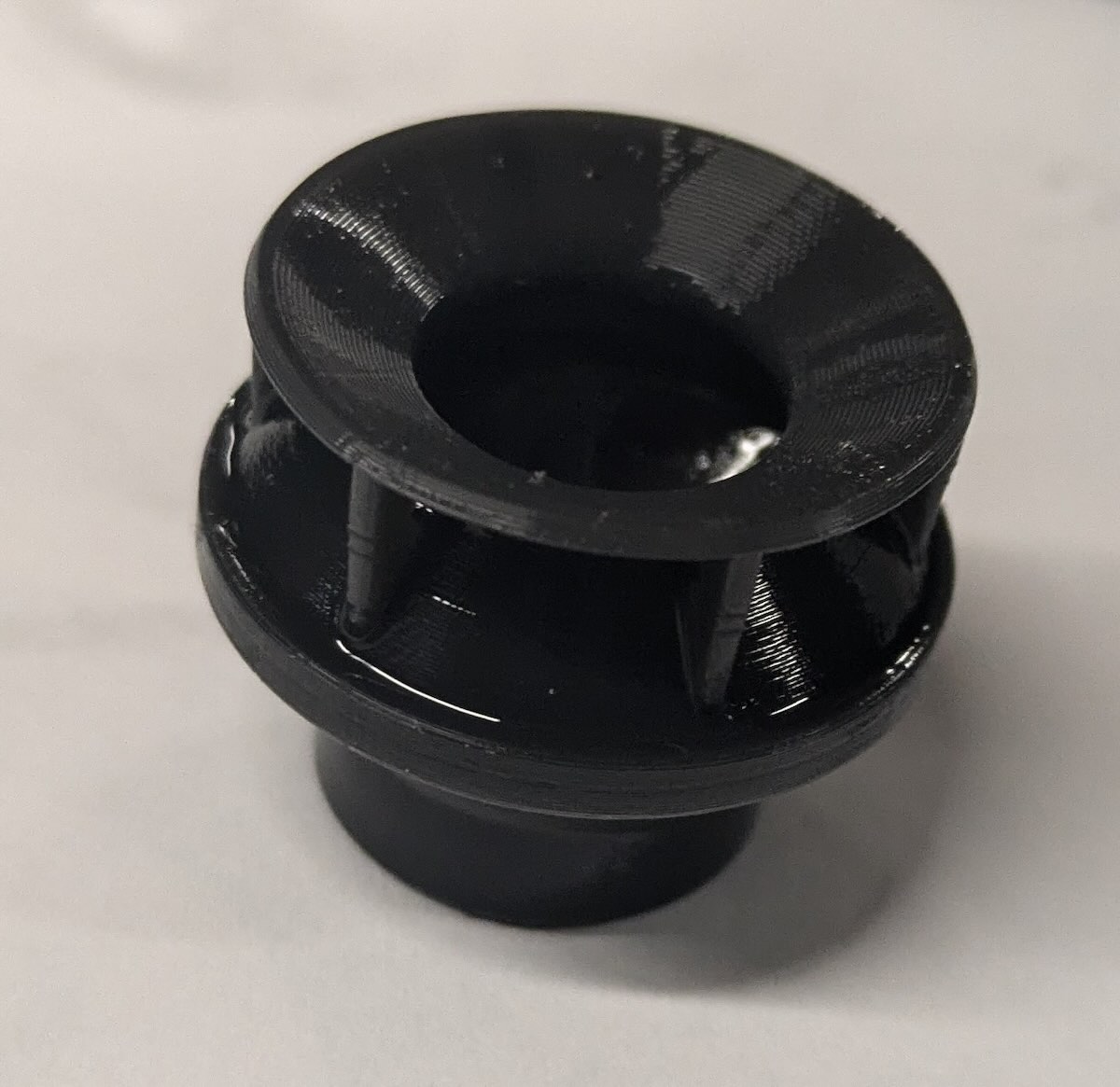Silicone 40A Resin standoff printed part