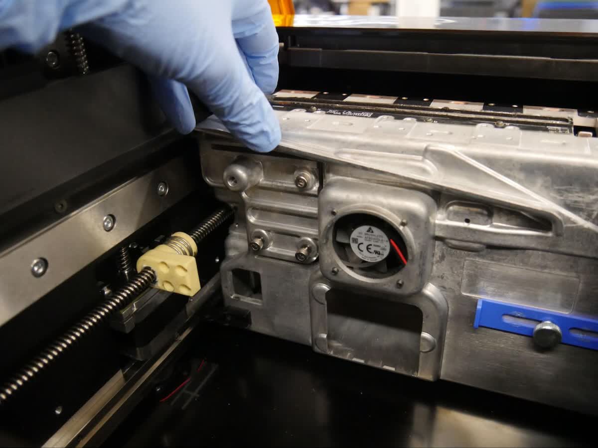 Replacing the Form 3 X-axis motor assembly