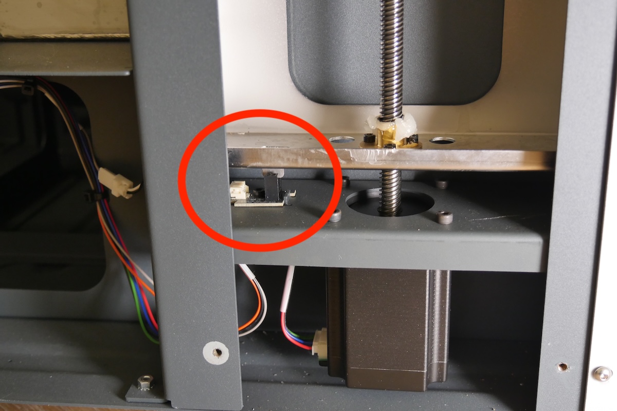 Replacing the Form Wash L Z-axis limit switch
