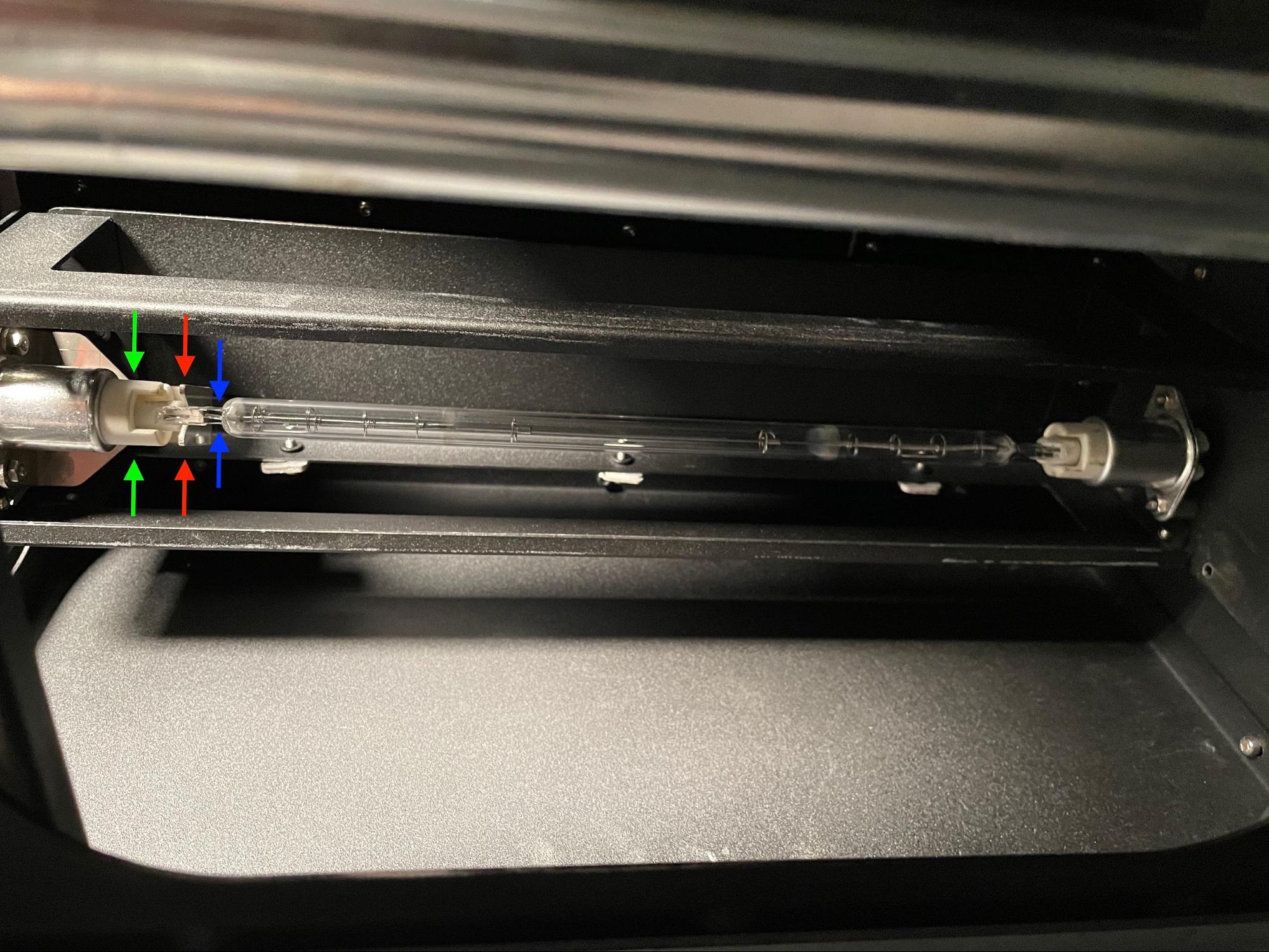 Replacing the Fuse 1 generation quartz tube heaters