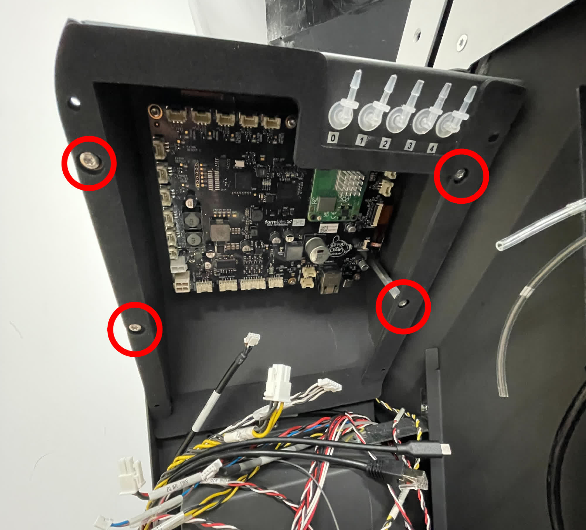 Computer Box Fuse Replacing the Fuse Blast motherboard and display assembly