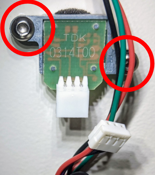 Replacing the Fuse Sift powder sensors