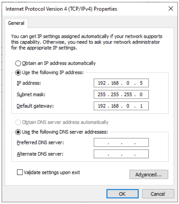 IPv4 的內容視窗