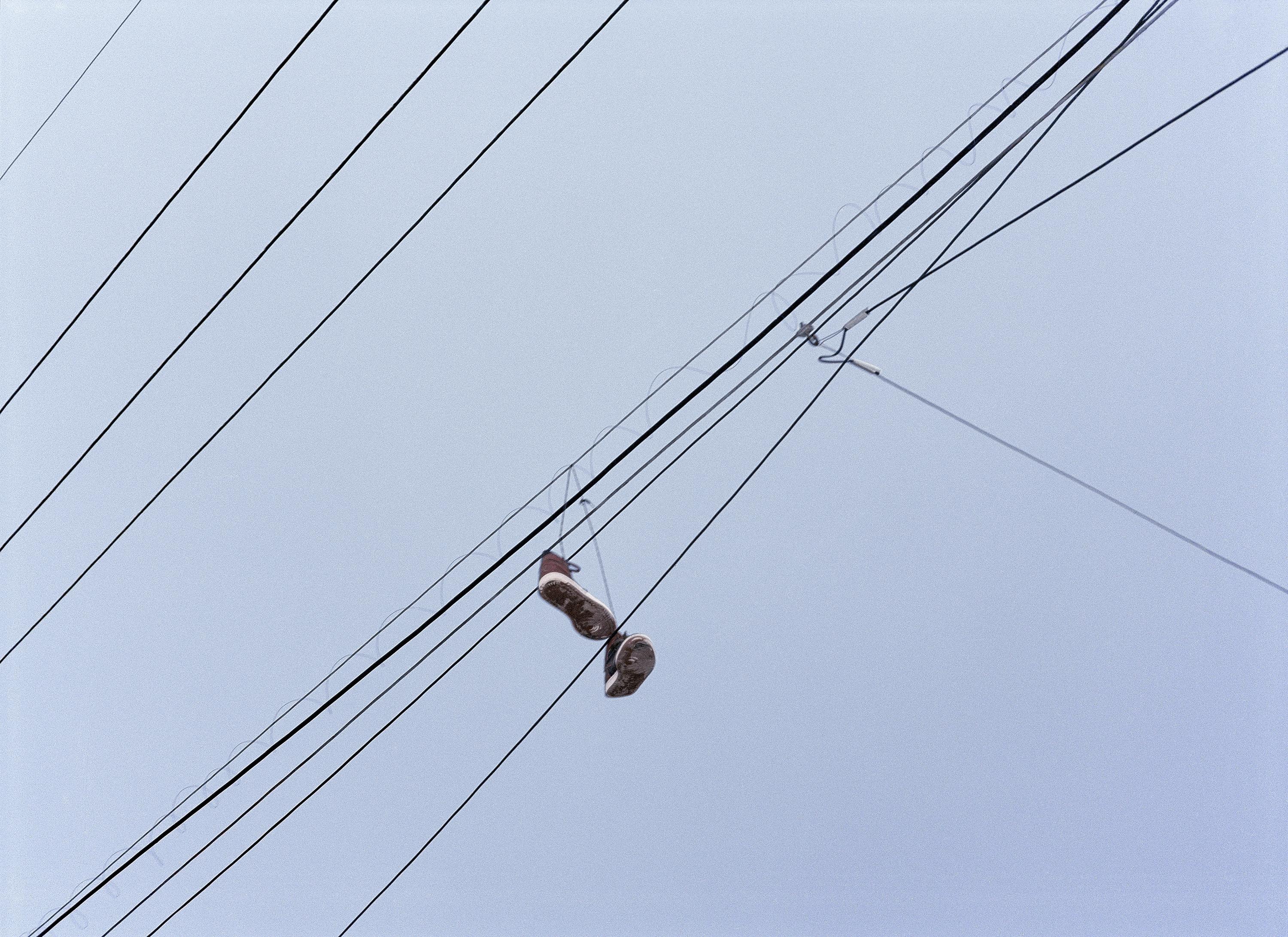 jordans hanging from power lines