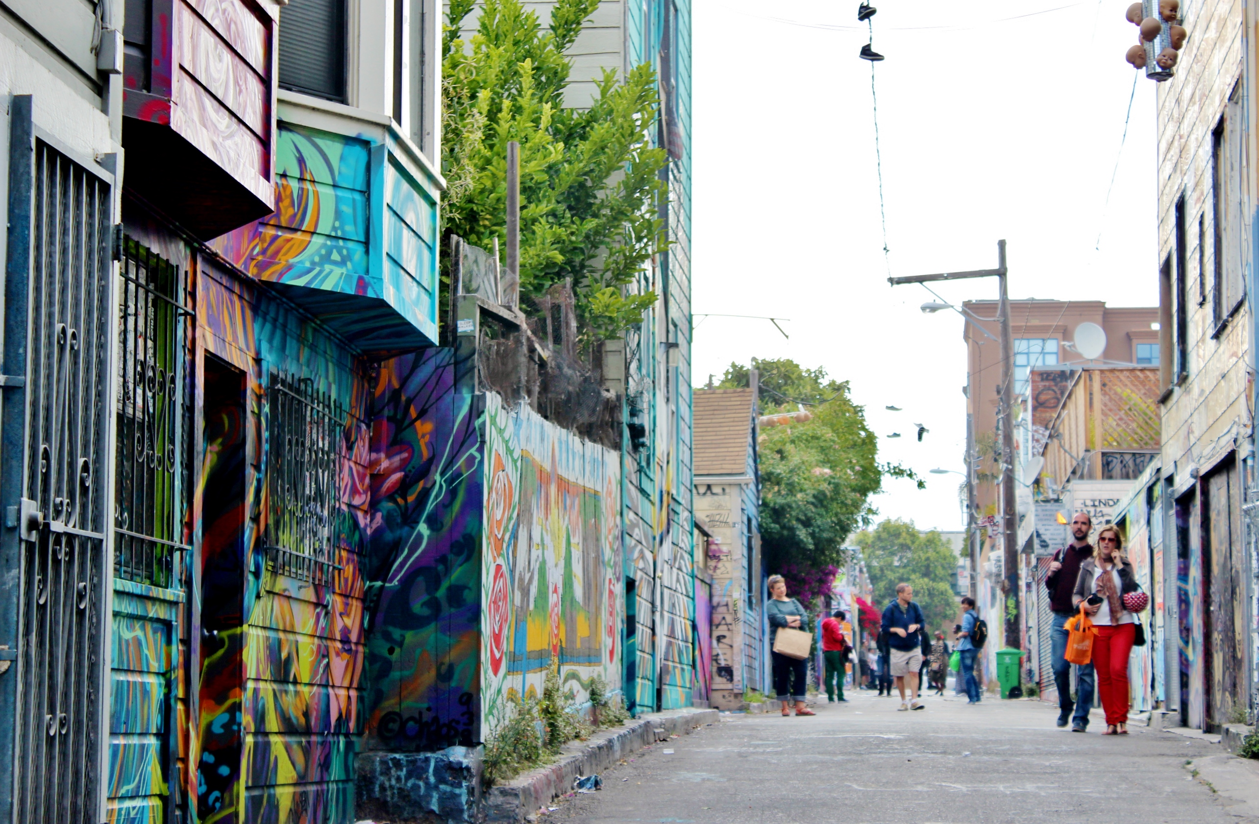 600 Block Alley Murals