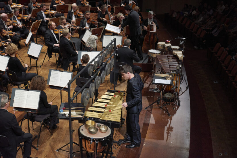 Review SF Symphony's new percussion concerto raises a powerful but