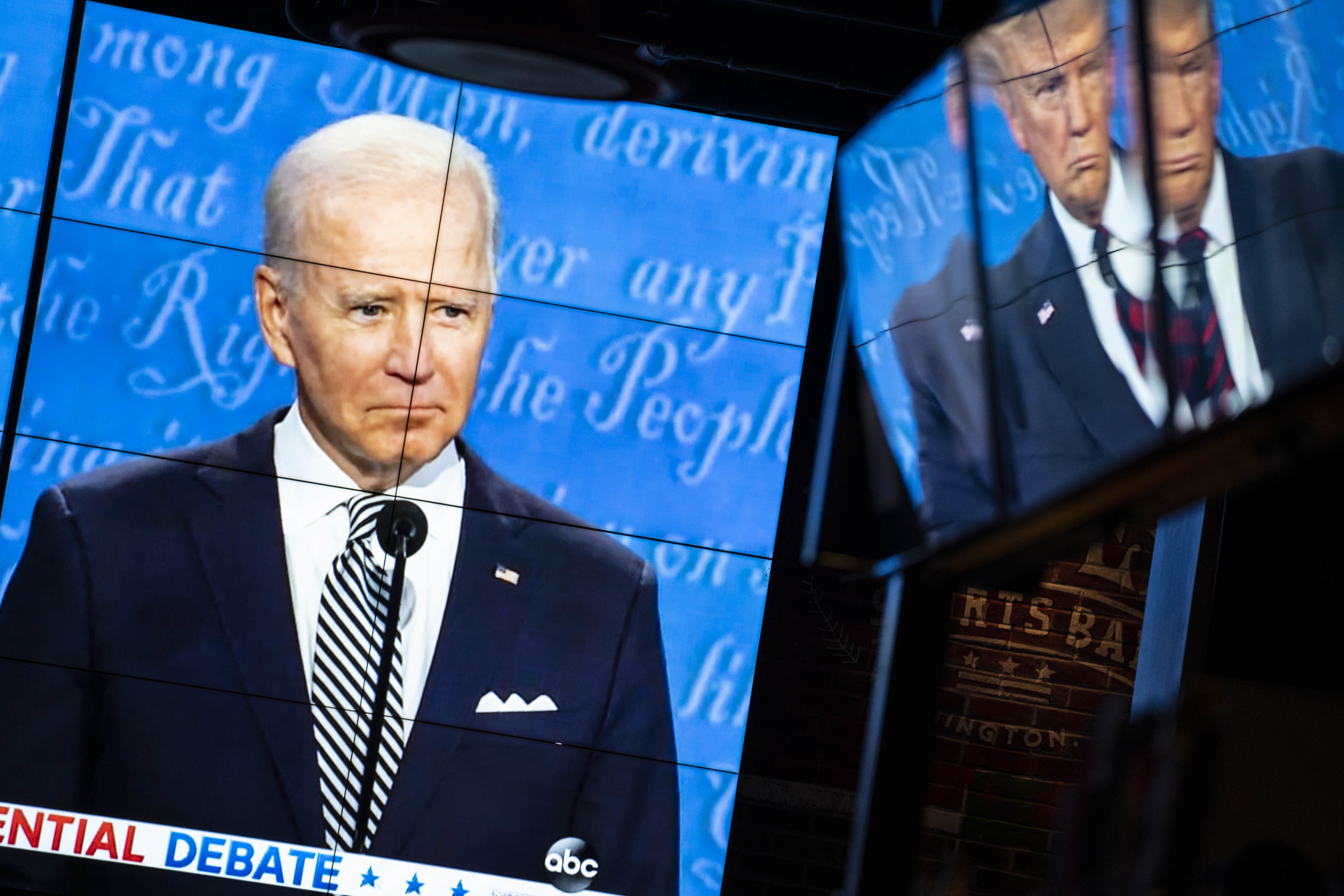 Review Trump Biden Debate Mixes Stream Of Consciousness With Theater Of Cruelty Datebook