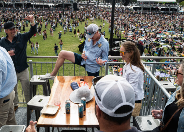 Inside the invite-only BottleRock suite of cult Cabernet wine brand
