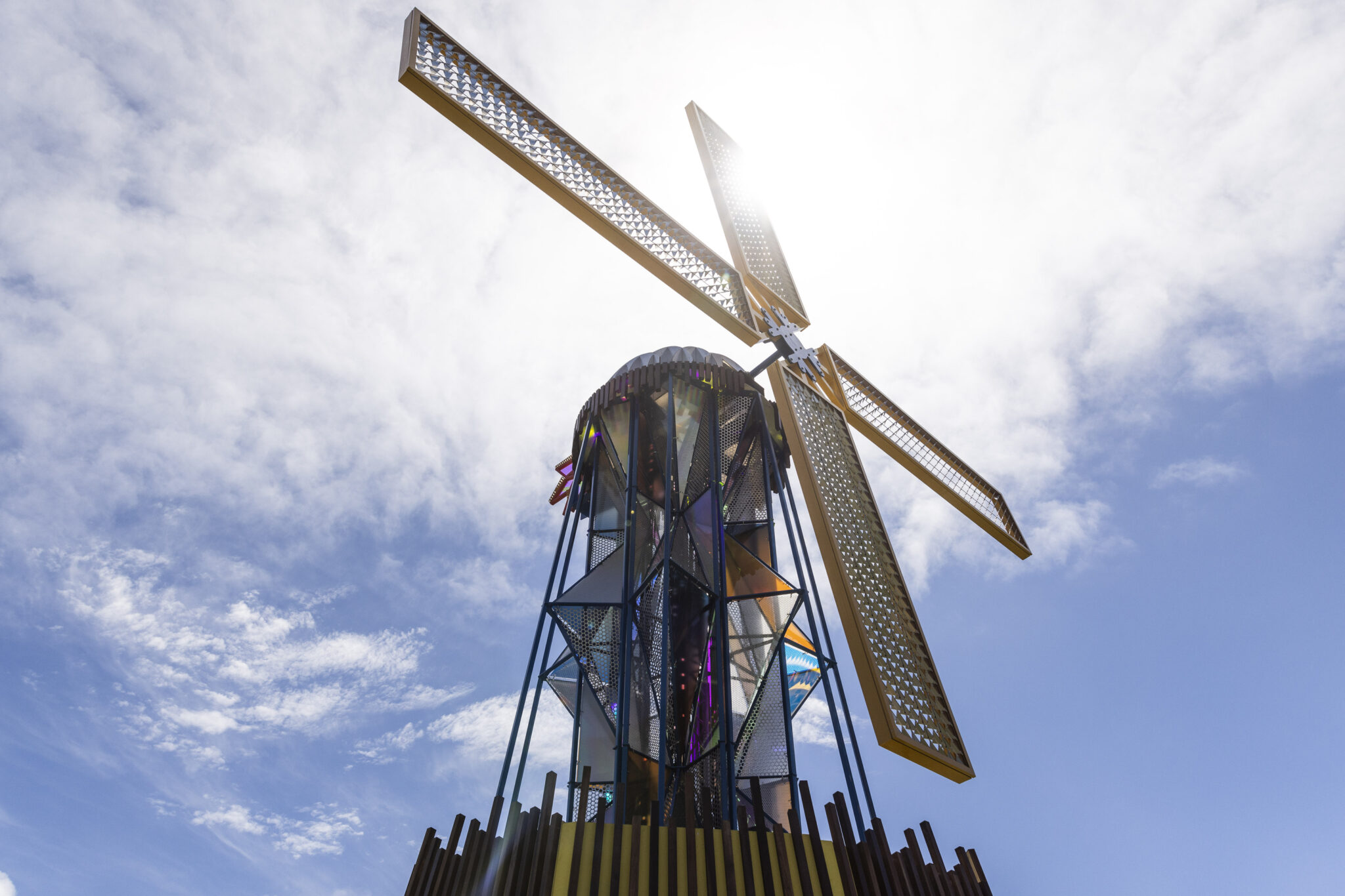 Outside Lands' iconic windmills look very different this year. Here's
