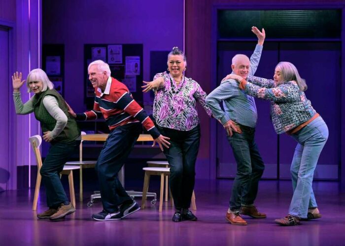 Review: 'Senior Sex Scandal Murder Mystery Musical' needs less exposition, more sex