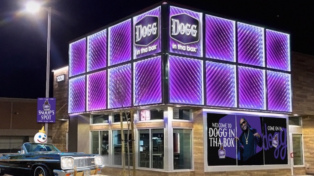 Jack in the box taken over Dogg in the Box