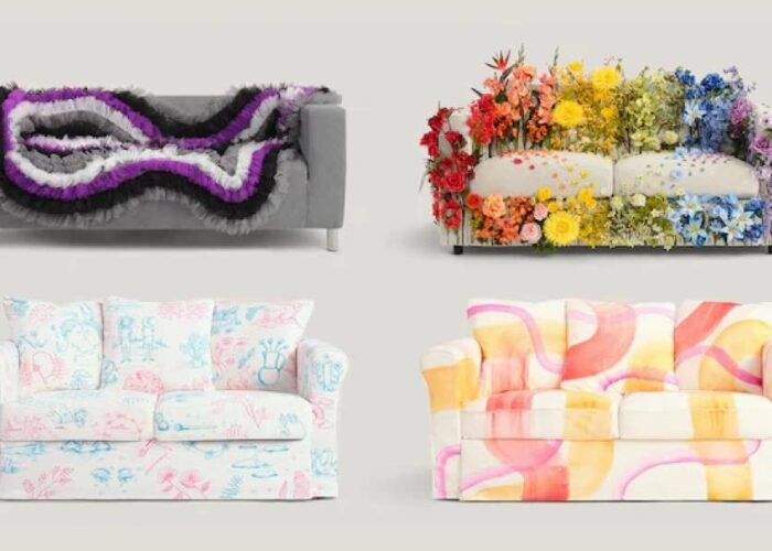 Here's a look at IKEA's Prideinspired LGBTQ+ love seats Datebook