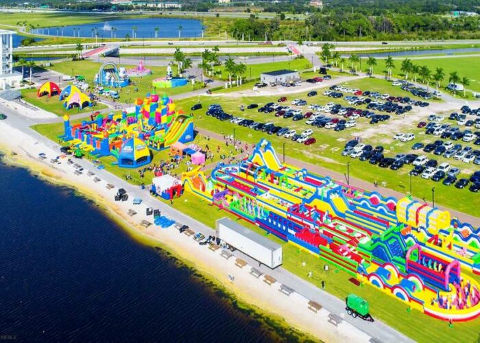 The world's biggest bounce house celebrates Halloween in Houston Datebook
