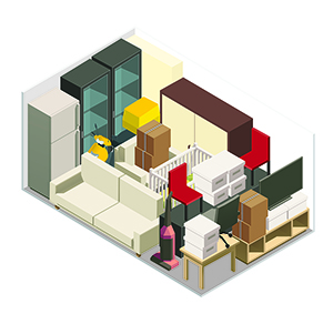 12.5x20 Self Storage Unit: Climate Controlled or Drive Up