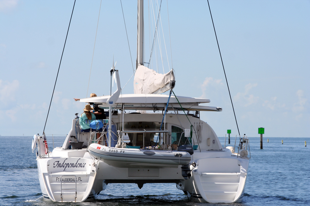 Leaving Marina Coconut Grove Florida