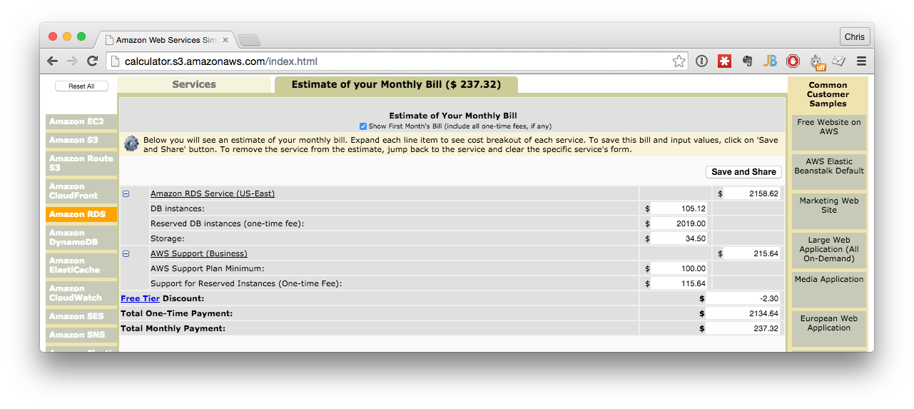 rds price reduction with reserved instances