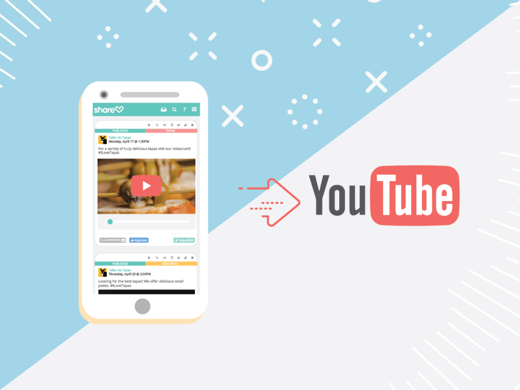 We’re pleased to announce the world premiere of YouTube’s integration in Sharelov!