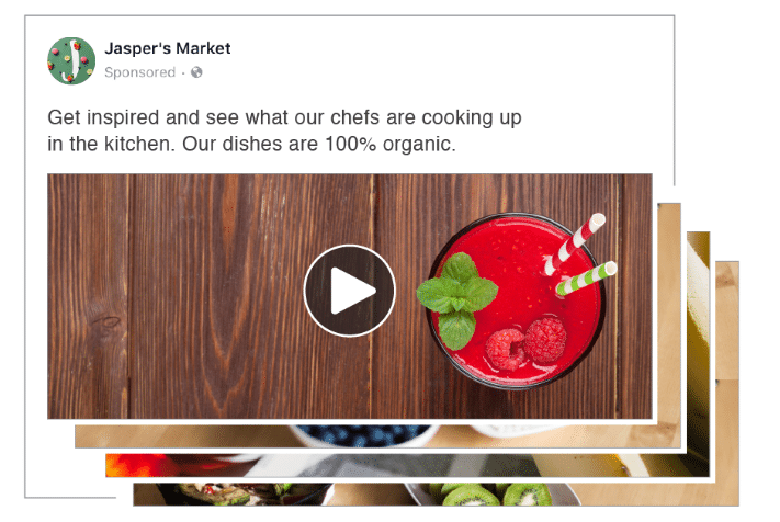 Facebook slideshow ads example