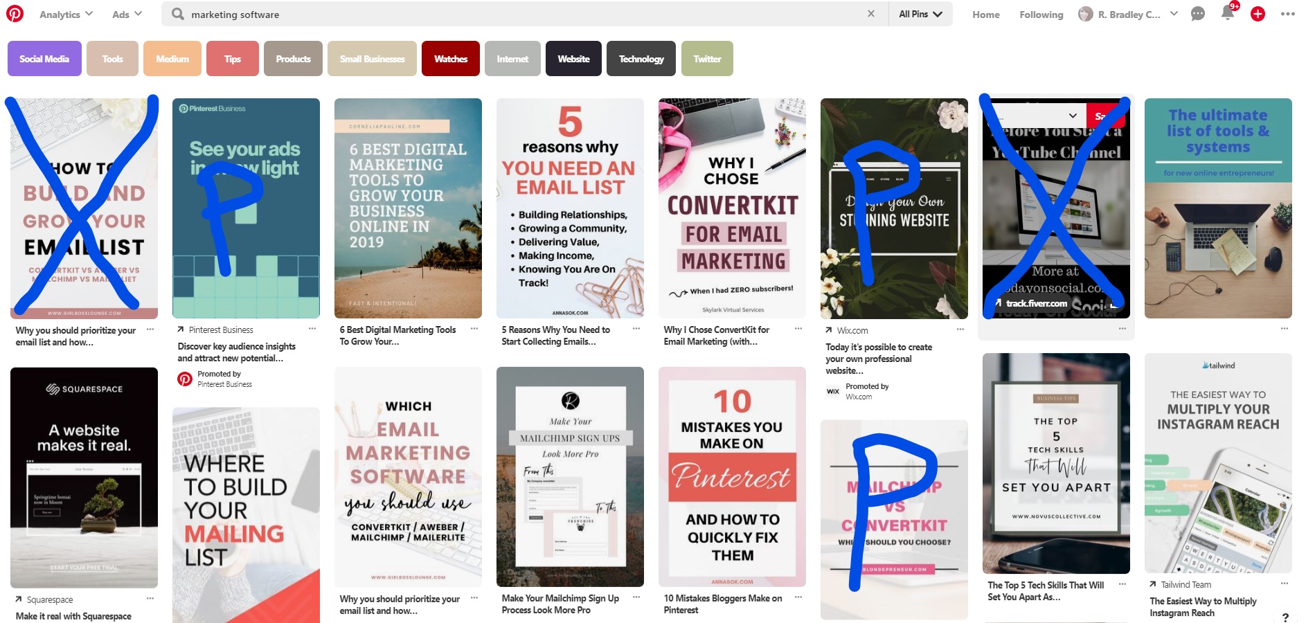 Inkedpin search for test_LI