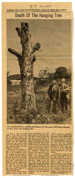 Death of the Hanging Tree